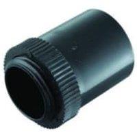 TTE Black Male Conduit Adaptor - 20mm - Pack of 2