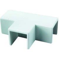 TTE White Flat Tee Mini Trunking - 16 x 16mm