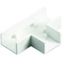 TTE White Flat Tee Mini Trunking - 25 x 16mm