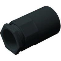 TTE Black Female Conduit Adaptor - 25mm - Pack of 2