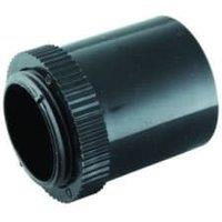 TTE Black Male Conduit Adaptor - 25mm - Pack of 2