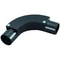 TTE Black Conduit Inspection Bend - 25mm
