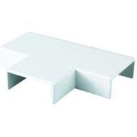 TTE White Flat Tee Mini Trunking - 38 x 16mm
