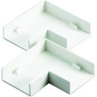 TTE White Flat Angle Mini Trunking - 38 x 16mm - Pack of 2