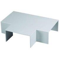 Wickes White Maxi Trunking Flat Tee - 100 x 50mm