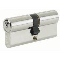 Yale P-ED4050-SNP Euro Profile Nickel Cylinder Lock - 50 x 10 x 40mm