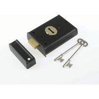 Yale P-402-BK Rim Door Lock - Black