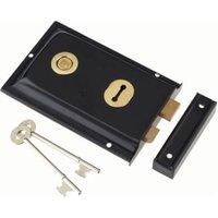 Yale P-334-BK Rim Door Lock - Black