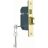 Yale P-M550-PB-65 Brass 5 Lever Sashlock - 64mm