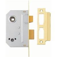 Yale P-M236-PB-63 Brass Bathroom Sashlock - 64mm