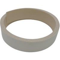 White Iron On Edging Tape - 22 x 2500mm