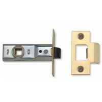 Yale Brass Tubular Door Latch - 76mm