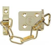 Yale High Security Door Chain - Brass