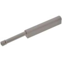 Wickes Grey Bumper Inline Mount Push Door Latch - 40mm - Pack of 5