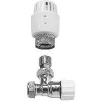 Primaflow WhiteThermostatic Radiator Valve - 15mm