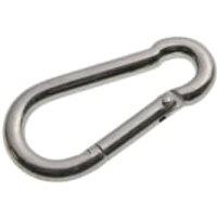 Wickes Bright Zinc Plated Carbine Hook - 7mm - Pack of 2
