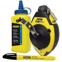 Stanley 0-47-681 FatMax Chalk Line Set - 30m