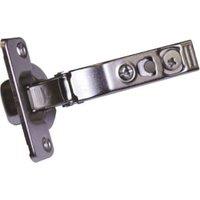 Wickes 110 Nickel Plated Clip On Cabinet Hinge - 35mm - Pack of 2