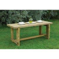 Forest Garden Refectory Wooden Garden Table - 1.8m