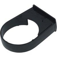 FloPlast 50mm Black MiniFlo Downpipe Pipe Clip - Pack of 2