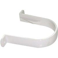FloPlast 68mm White Half Round Downpipe Clip