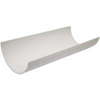 FloPlast 112mm White Half Round Gutter - 2m