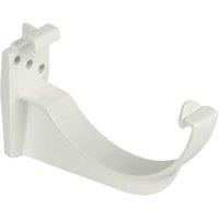 FloPlast 112mm White Half Round Gutter Fascia Bracket