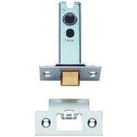 4FireDoors Heavy Duty Tubular Door Latch - Satin Stainless Steel - 76mm