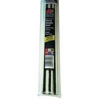 4FireDoors White Intumescent Fire & Smoke Seal - 15 x 4mm - Pack of 5