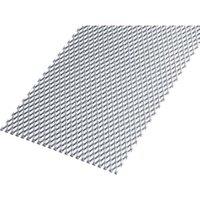 Rothley Perforated Steel Stretched Metal Sheet - 300 mm x 1000 mm x 1.20 mm