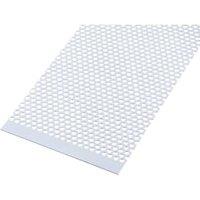 Rothley Perforated Round Hole 4.0mm Anodised Aluminium Metal Sheet - 250 mm x 500 mm x 0.70 mm