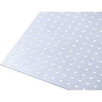Rothley Perforated Round Hole 4.5mm Uncoated Aluminium Metal Sheet - 250 mm x 500 mm x 1.50 mm