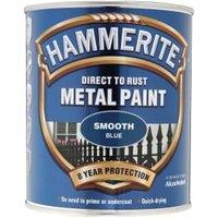 Hammerite Metal Smooth Paint - Blue - 750ml