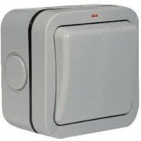 Masterplug 20A Single Exterior 2 Way Switch - Grey