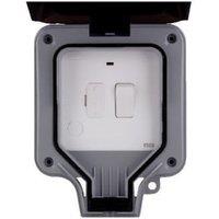 Masterplug 13A Exterior Switched Fused Unit - Grey