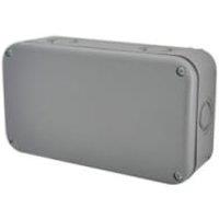 Masterplug Exterior Medium Junction Box - Grey