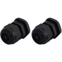 Masterplug M20 Black Grommet - Pack of 2
