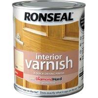 Ronseal Interior Gloss Varnish - Clear - 750ml