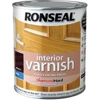 Ronseal Interior Satin Varnish - Walnut - 750ml