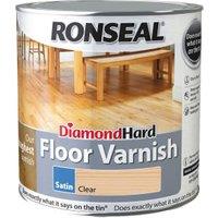 Ronseal Satin Diamond Hard Floor Varnish - Clear - 2.5L