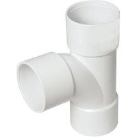 FloPlast WS22W White Solvent Weld Waste 92.5 Equal Tee - 32mm