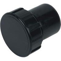 FloPlast WS30B Black Solvent Weld Waste Access Plug - 32mm