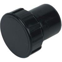 FloPlast WS31B Black Solvent Weld Waste Access Plug - 40mm