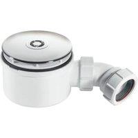 McAlpine ST90CP10-70 White & Chrome Shower Trap - 38mm