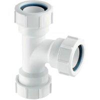 McAlpine V1M White Multifit Swept Tee - 38mm