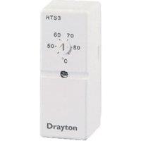 Drayton HTS3 White Hot Water Cylinder Thermostat