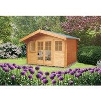Shire Clipstone Double Door Log Cabin - 12 x 10ft