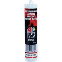 4FireDoors Brown Intumescent & Acoustic Acrylic Sealant - 310ml