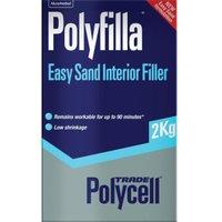 Polycell Trade Polyfilla Easy Sand Interior Powder Filler - 2kg