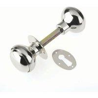 Yale Chrome Rim Door Knob - 1 Pair